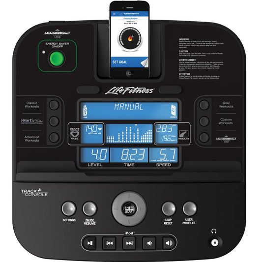 Life Fitness E5 Elliptical cross trainer for home gym and commercial cardio workouts in Pakistan | Fitness Needs