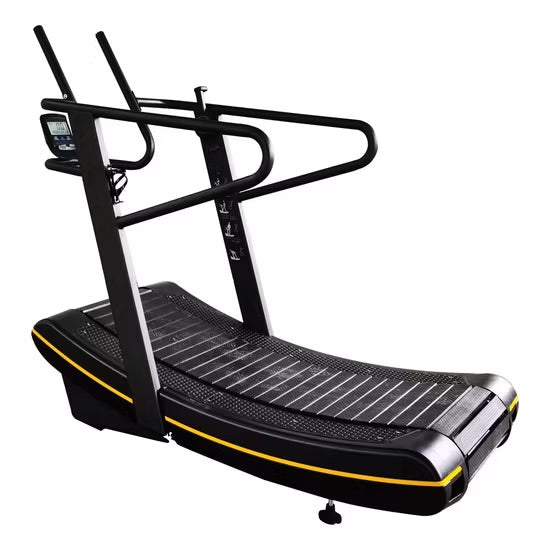 Skillmill-style curved treadmills