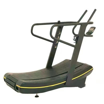 Skillmill-style curved treadmills