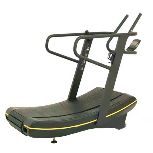 Skillmill-style curved treadmills