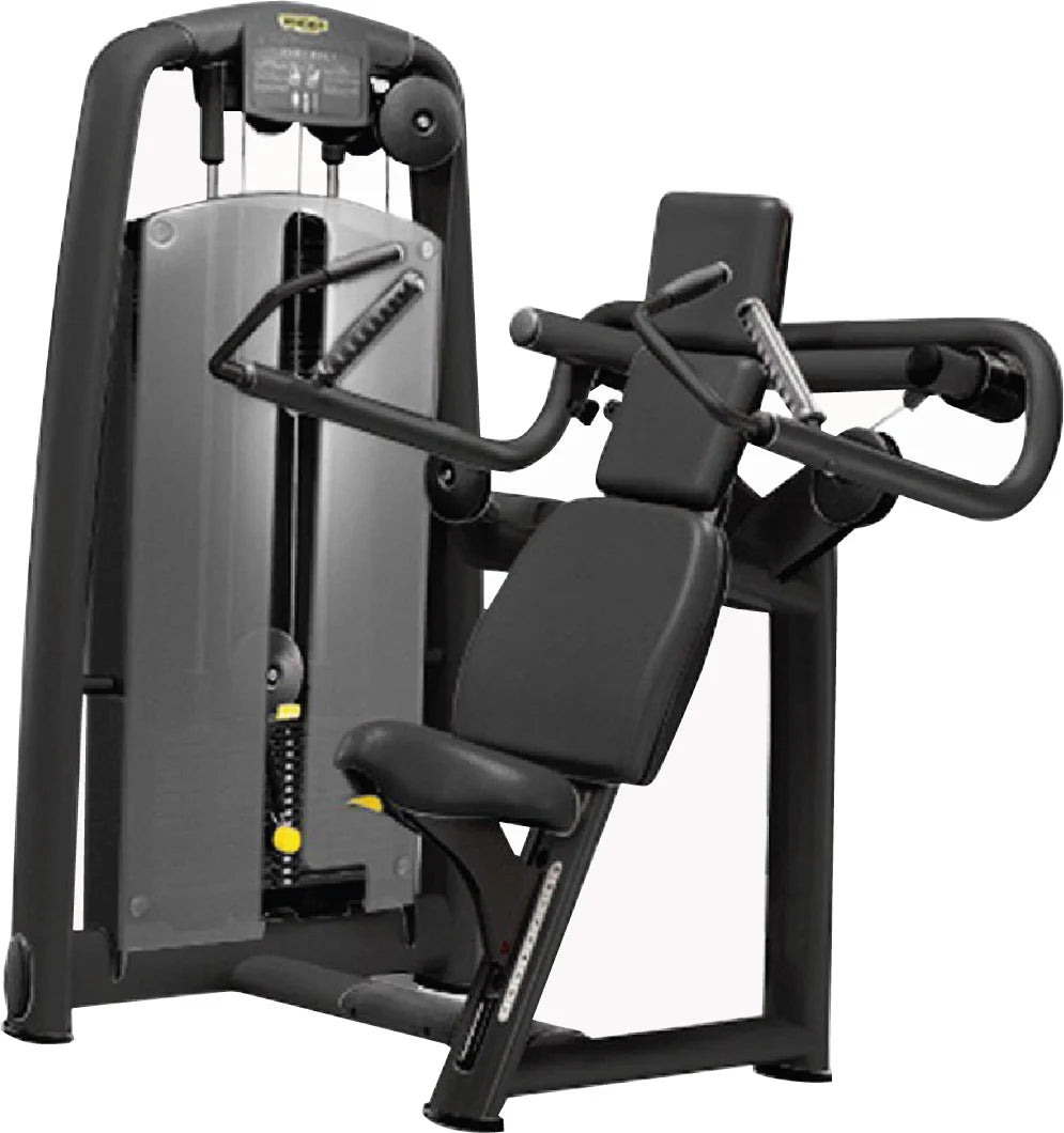 Premium commercial Technogym Selection Series shoulder press equipment for commercial gym setups in Pakistan