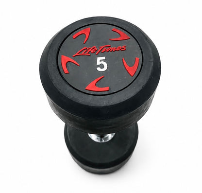 Rubber Dumbbells 5 KG (Pair)