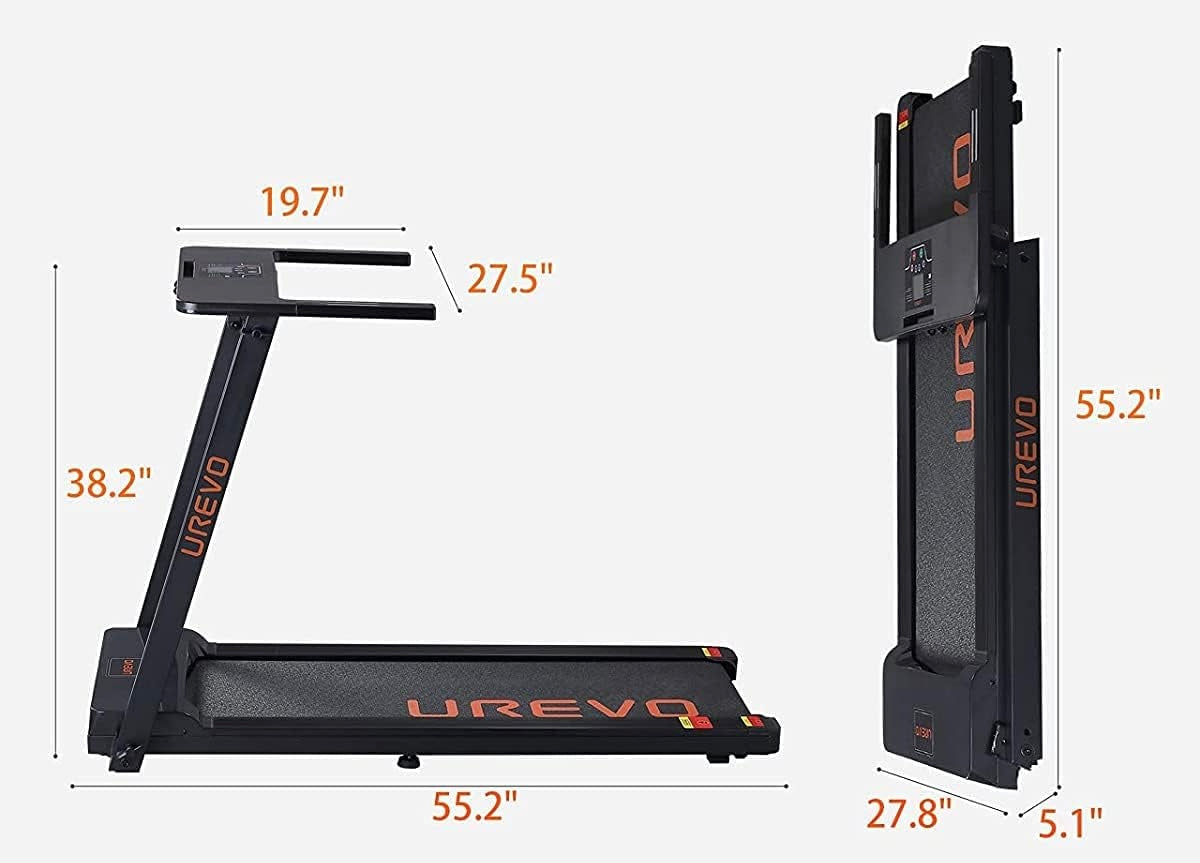 UREVO 3-in-1 Folding Treadmill