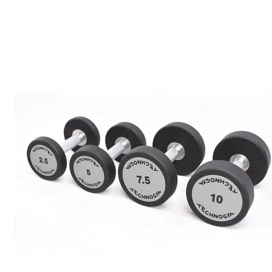 Rubber Dumbbell 2.5KG-10KG Set