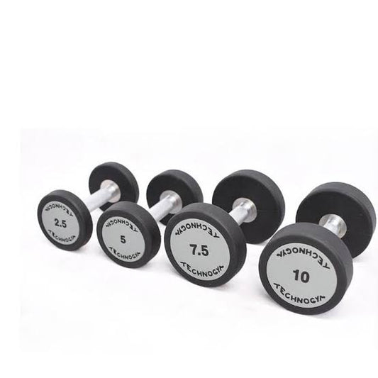 Rubber Dumbbell 2.5KG-10KG Set