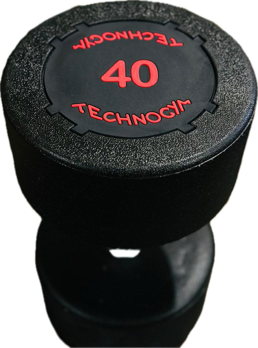 Rubber Dumbbells 40 KG (Pair)