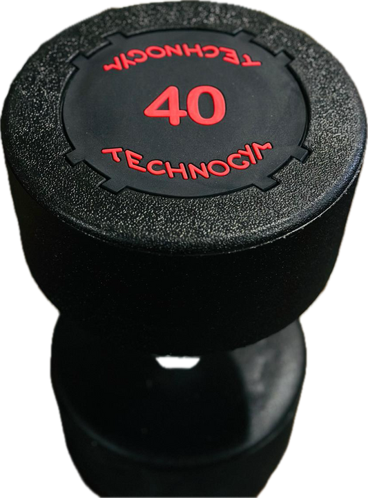 Rubber Dumbbells 40 KG (Pair)