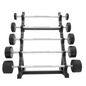 Rubber Straight Fixed Barbell Set 10-30kg
