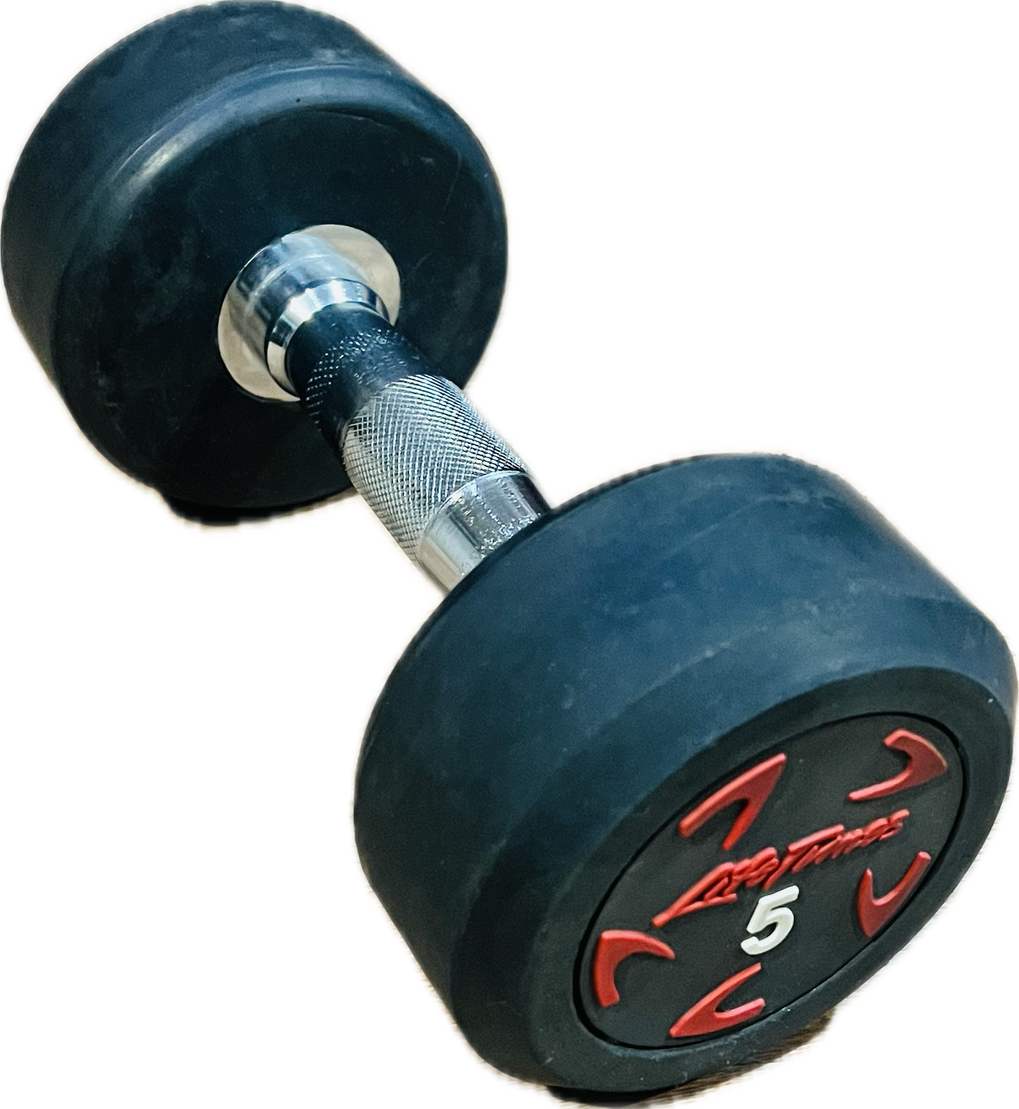 Rubber Dumbbells 5 KG (Pair)