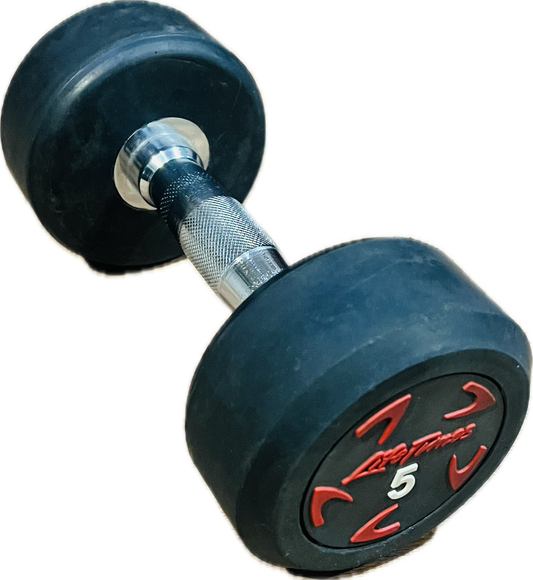 Rubber Dumbbells 5 KG (Pair)