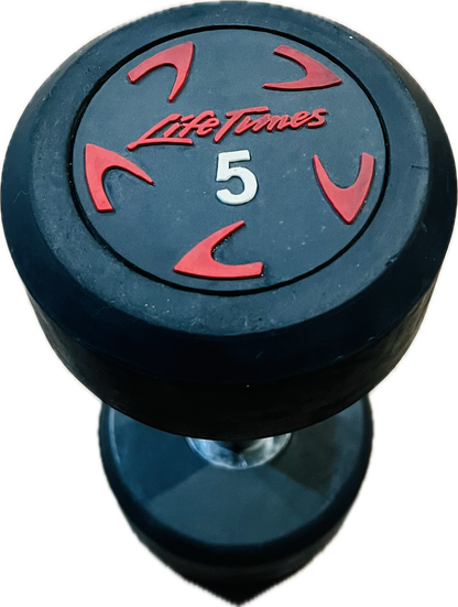 Rubber Dumbbells 5 KG (Pair)