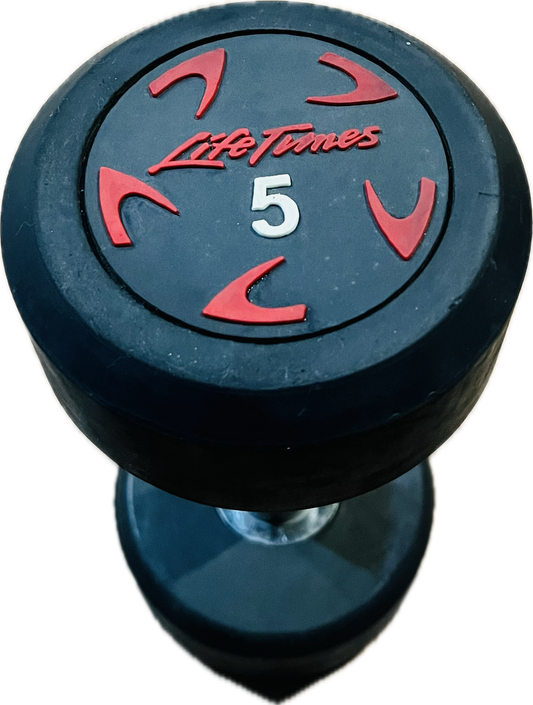 Rubber Dumbbells 5 KG (Pair)