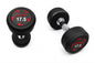 Rubber Dumbbells 17.5 KG (Pair)