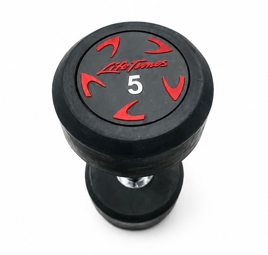 Rubber Dumbbells 5 KG (Pair) available in Pakistan at Fitness Needs