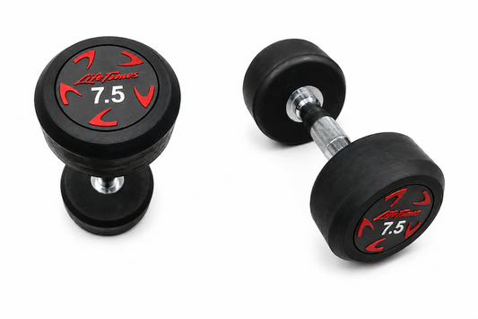 Rubber Dumbbells 7.5 KG (Pair) available in Pakistan at Fitness Needs
