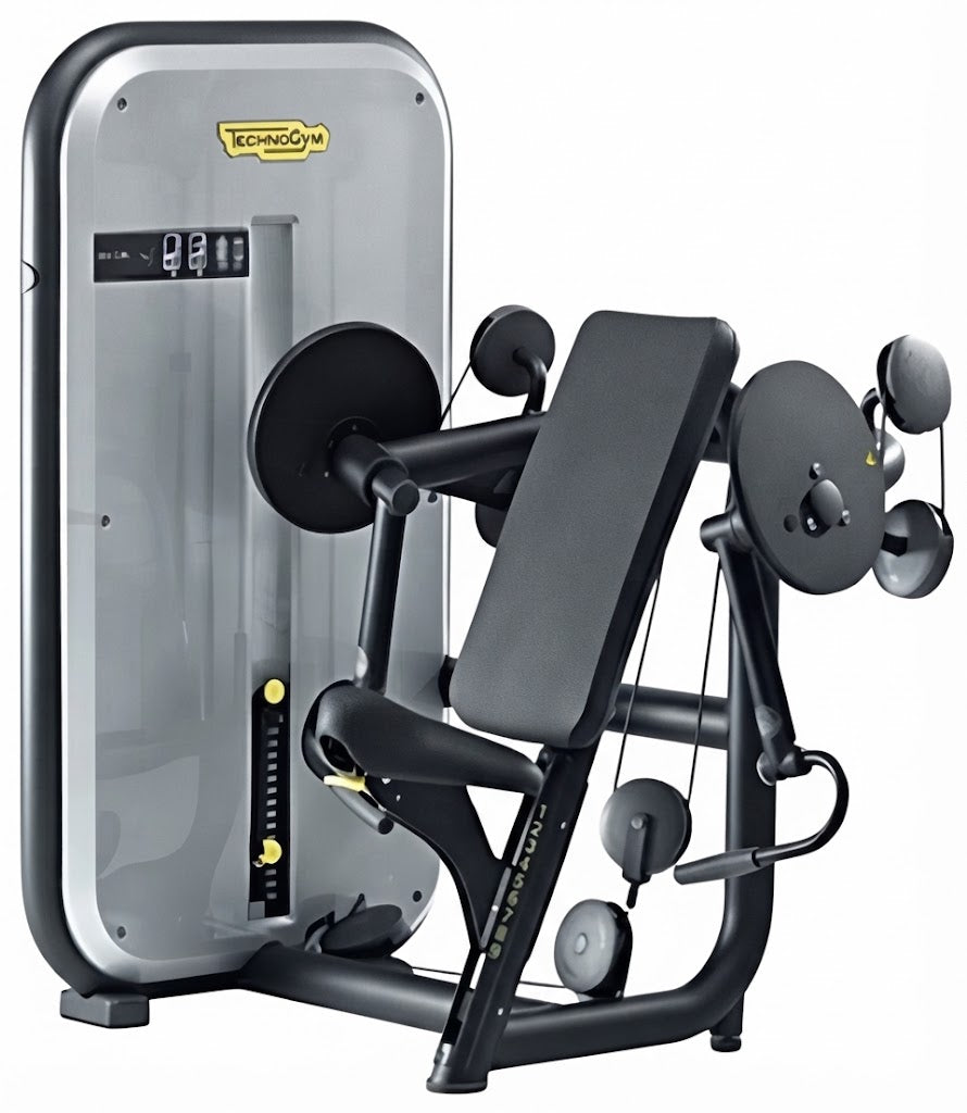 Technogym Element Arm Curl Machine Fitness Needs Pakistan