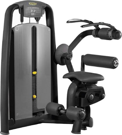 Commercial-grade Technogym Selection Series abdominal crunch machine for fitness facilities in Pakistan.