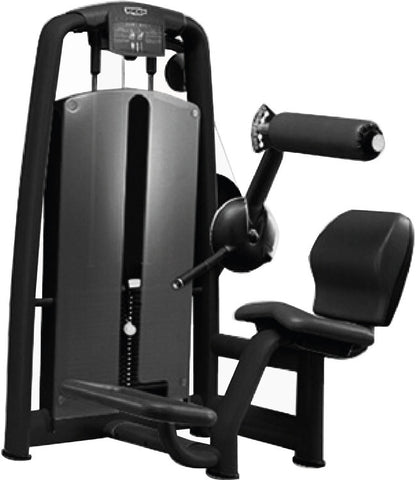 Professional commercial Technogym Selection Series lower back extension machine for gyms in Pakistan.