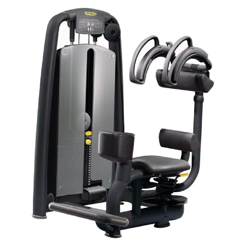 Commercial Technogym Selection Series rotary torso machine for core and oblique training in Pakistan.