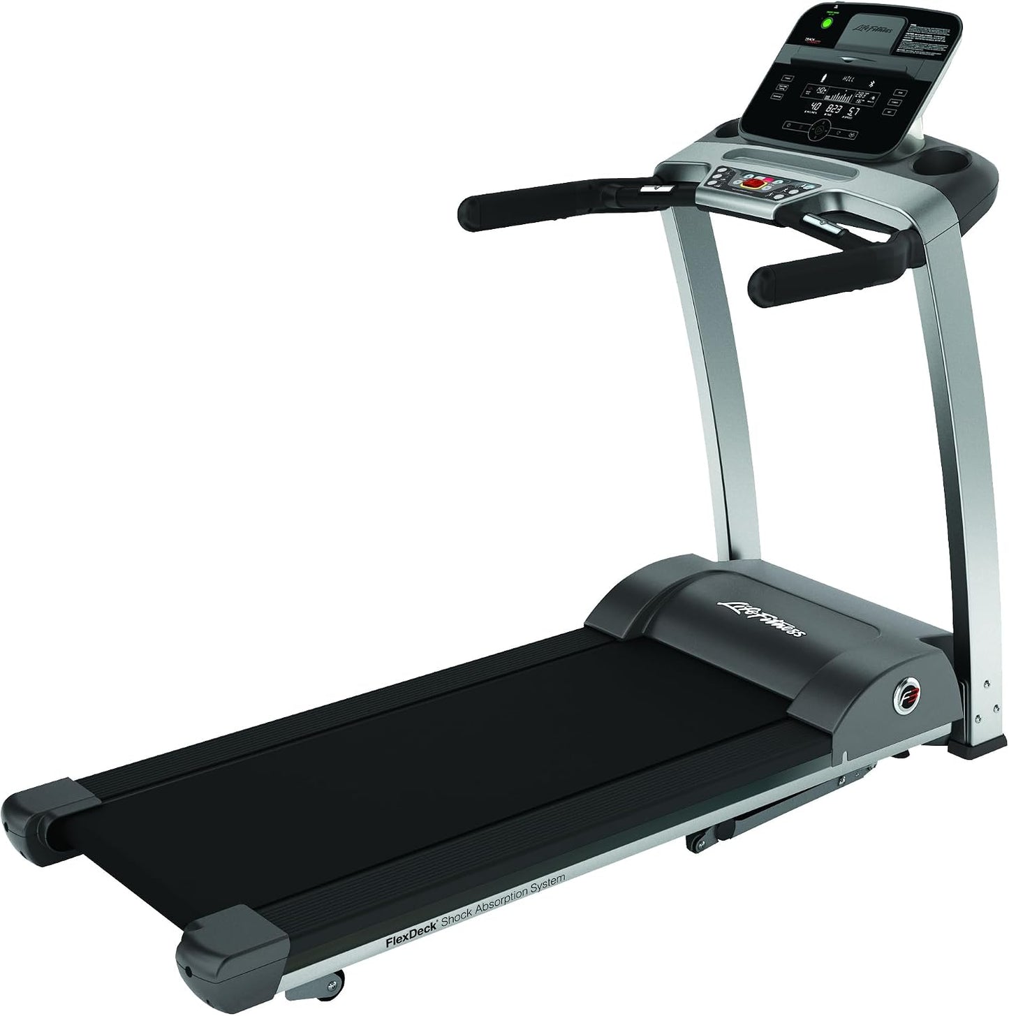 Life Fitness F3 Folding Treadmill with joint-safe FlexDeck absorption for home workouts in Pakistan | Fitness Needs
