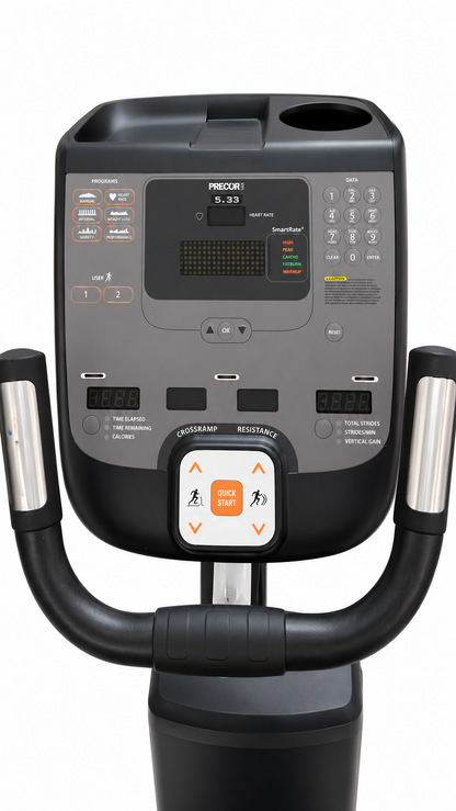 Precor 5.33 Elliptical cross trainer for home and commercial gym workouts in Pakistan | Fitness Needs