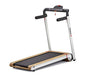 Reebok I-Run 4.0 Treadmill in Silver Wood finish with ultra-compact folding design for home gym workouts in Pakistan | Fitness Needs