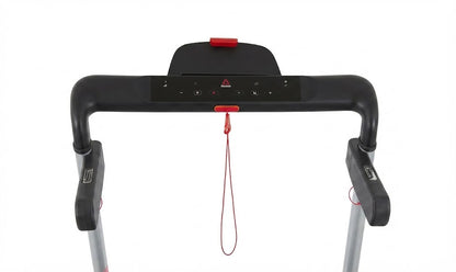 Reebok I-Run 4.0 Treadmill in Silver Wood finish with ultra-compact folding design for home gym workouts in Pakistan | Fitness Needs
