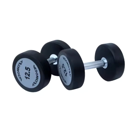 Rubber Dumbbells 12.5 KG (Pair)
