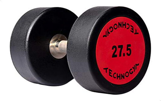 Rubber Dumbbells 27.5 KG (Pair)